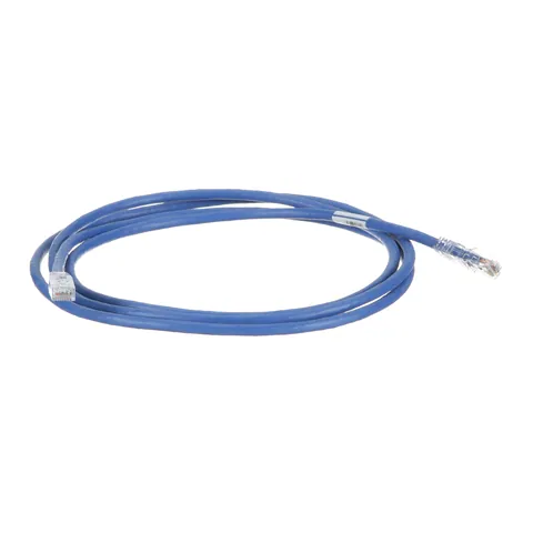 Panduit UTPSP7BUY Cat 6 24 AWG UTP Copper Patch Cord, 7 ft, Blue — Industrial Cables & Wires