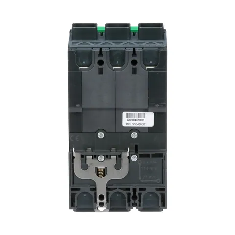 Schneider Electric BDL36040 Circuit breaker, PowerPacT B, 40A, 3 pole, 600Y/347VAC, 14kA, lugs, thermal magnetic, 80% — General Accessories