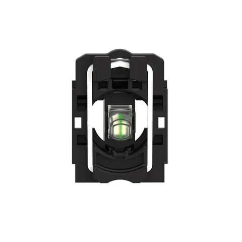 Schneider Electric ZB5AVM1 Complete body light block assembly, Harmony XB5, plastic, universal LED, body fixing collar, 230...240V AC — Switches & Modular Apparatus