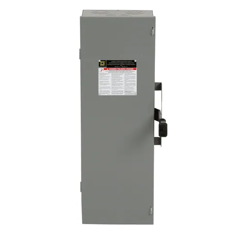 Schneider Electric DTU361 Safety switch, double throw, non fusible, 30A, 600V, 3 pole, 30HP, NEMA 1 — General Accessories