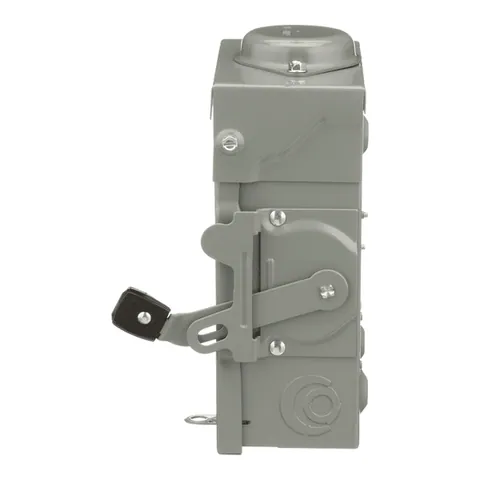 Schneider Electric D211NRB Safety switch, general duty, fusible, 30A, 2 pole, 3hp, 240VAC, NEMA 3R, 3 wire, 1 neutral, bolt on provision — General Accessories