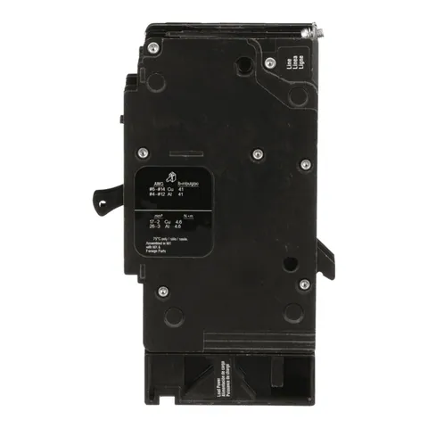 Schneider Electric EDB14020EPD Mini circuit breaker, E-Frame, 20A, 1 pole, 277VAC, 25kA max, bolt on, 30mA ground fault protection — General Accessories