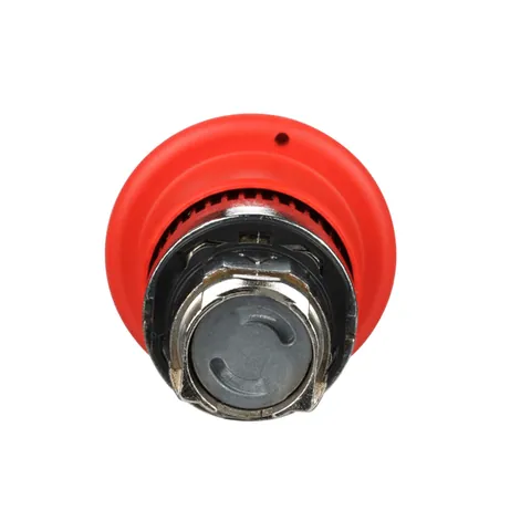 Schneider Electric ZB4BT84 Harmony, 22mm Push Button, emergency stop head, trigger and latching push pull, red, 40 mm mushroom, unmarked — General Accessories