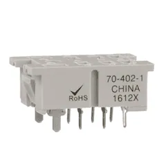 Schneider Electric 70-402-1 Socket, SE Relays general purpose relay accessory, DPDT, 10A, 300 V, 8 pins, pins for printed circuit board, 782 series — Akcesoria ogólne