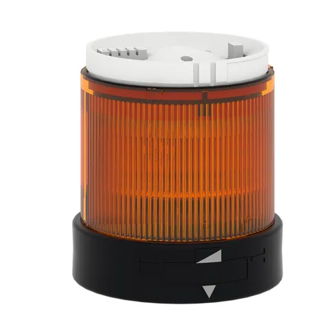 Schneider Electric XVBC4M5 Indicator bank, Harmony XVB, illuminated unit, plastic, orange, 70mm, flashing, for bulb or LED, 48... 230V AC — Schalter & modulare Geräte
