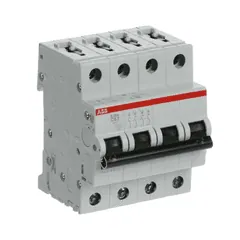 ABB S204-C63 Miniature Circuit Breaker - 4P - C - 63A — Circuit Breakers & Fuses