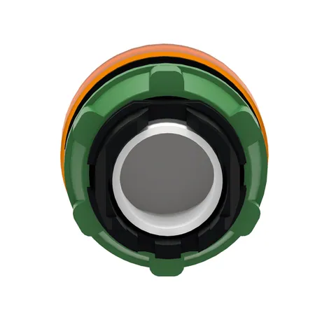 Schneider Electric ZB5AV053 Head for pilot light, Harmony XB5, plastic, orange, 22mm, universal LED, plain lens — Switches & Modular Apparatus