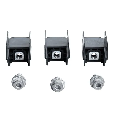 Schneider Electric LV426963 Circuit breaker accessory, PowerPact B, terminal nut kit, for busbar, 3 pole, qty 3 — PLCs