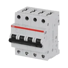 ABB S204-C40 S204-C40 Miniature Circuit Breaker - 4P - C - 40 A — Power Supply