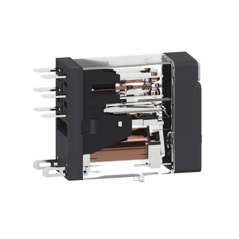 Schneider Electric RXG21JD interface plug-in relay, 5A, 2CO, lockable test button, 12V DC — Contattori e relè