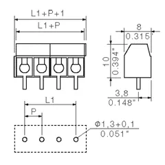 Weidmuller 1760490000 PM 5.08/02/90 3.5SN OR BX — Connectors & Plugs