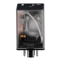 Schneider Electric 750XBXRCL-110D General purpose relay, SE Relays, 750R, DPDT, 10A, 110 VDC, octal terminal 8 pins, clear cover with LED — Akcesoria ogólne