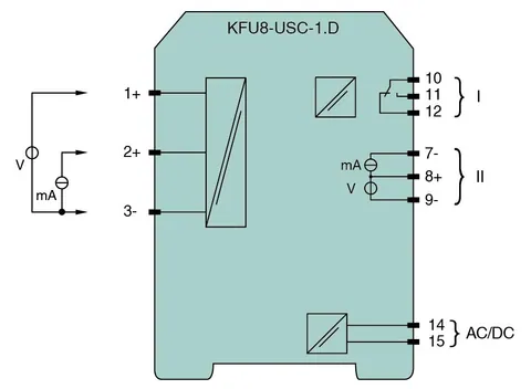Pepperl+Fuchs KFU8-USC-1.D Signal Converter with Trip Value — General Accessories