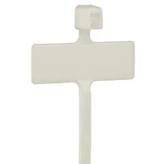 Panduit PLM1M-M Pan-Ty® PLM1M-M Write-On Cable Tie, PA6.6, 3.9"L, 18lb, PK1000 — Connectors & Plugs