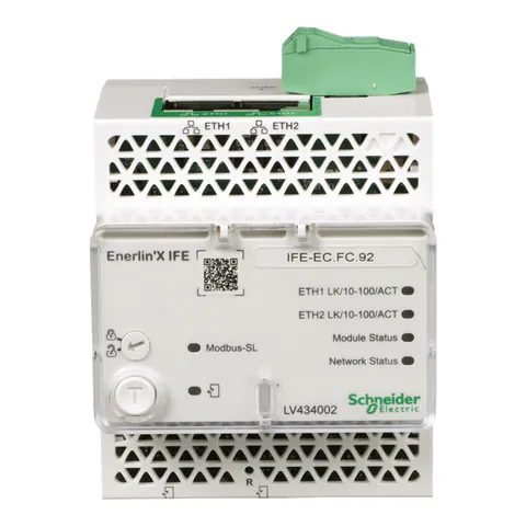 Schneider Electric LV434002 IFE Ethernet-Server für die Schalttafel, Enerlin'X — Leistungsschalter & Sicherungen
