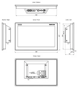 Siemens 6AV2128-3QB06-0AX1 SIMATIC HMI MTP1500 Unified Comfort Panel — Paneles HMI y monitores