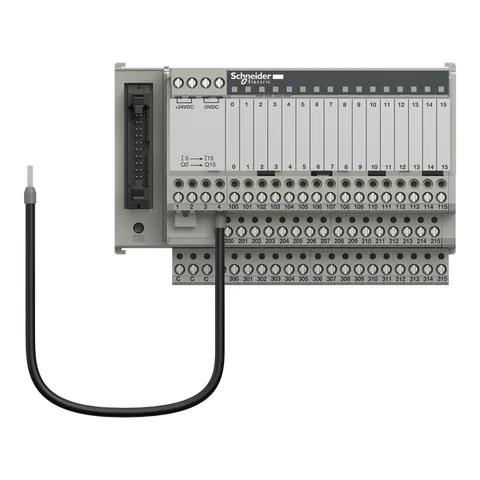 Schneider Electric ABE7H16R31 Passive Discrete I/O Sub-Base with 16 Channels and LED Indicator — Controllo e HMI