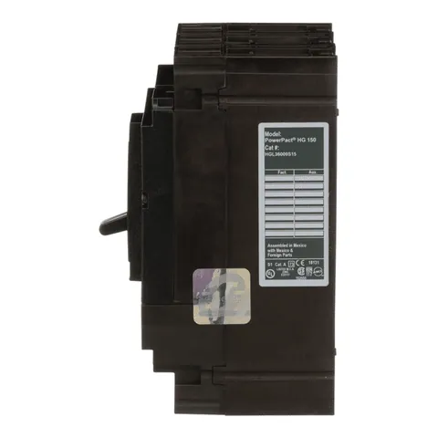 Schneider Electric HGL36000S15 Automatic switch, PowerPacT H, 150A, 3 pole, 600VAC, 18kA, lugs, magnetic — Accessori generali