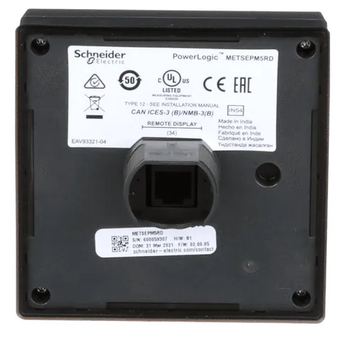 Schneider Electric METSEPM5RD Power Logic PM5000 - 5RD Remote display 96 x 96 mm monochrome — Akcesoria ogólne