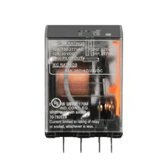 Schneider Electric 792XBXC-240A Power relay, SE Relays, DPDT, 12A, 240 VAC, clear cover — Akcesoria ogólne