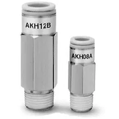 SMC AKH04B-M5 AKH, Check Valve with One-touch Fitting, Male Connector, AKH04B-M5 — Process & Flow Control Valves