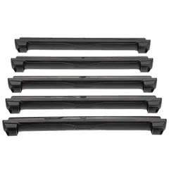 Panduit TLBP1S-V Tool-less Blanking Panel, 1 RU, Black — Control Cabinets & Enclosures