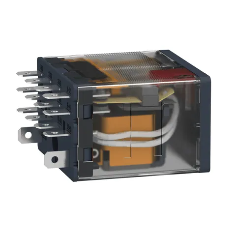Schneider Electric RPM41P7 plug-in relay, Harmony electromechanical relays, 15A, 4CO, lockable test button, 230V AC — Akcesoria ogólne