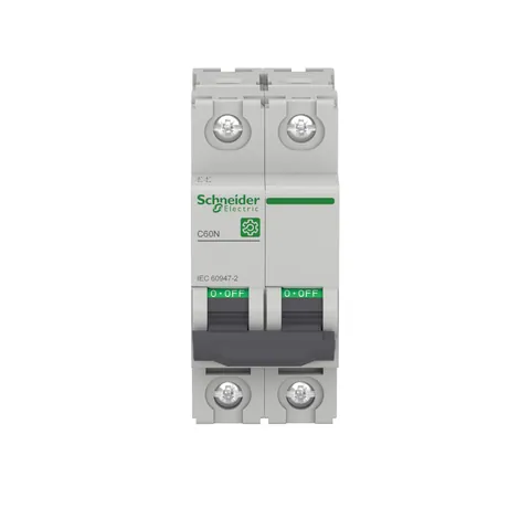Schneider Electric M9F11240 Miniature circuit breaker (MCB) Multi9 C60N 2P 40A C curve 10kA — Interruptores automáticos y fusibles