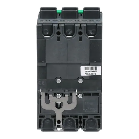 Schneider Electric BDL36070 Circuit breaker, PowerPacT B, 70A, 3 pole, 600Y/347VAC, 14kA, lugs, thermal magnetic, 80% — Accesorios generales