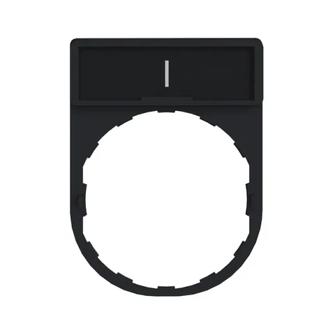 Schneider Electric ZBY2147 Legend holder 30x40mm, Harmony XB4, plastic, with legend 8x27mm, marked I — General Accessories