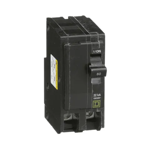 Schneider Electric QO260VH Mini circuit breaker, QO, 60A, 2 pole, 120/240VAC, 22kA, plug in mount — Accessori generali
