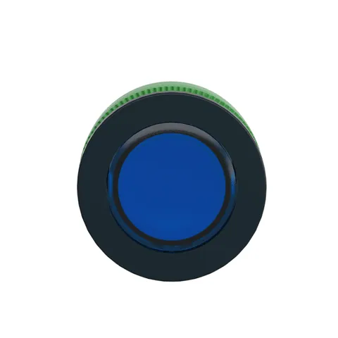 Schneider Electric ZB5FV063 Head for pilot light, Harmony XB5, antimicrobial, plastic, blue, 30mm, universal LED, plain lens — Accesorios generales