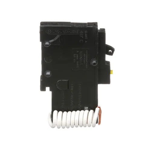 Schneider Electric HOM120GFI Mini circuit breaker, Homeline, 20A, 1 pole, 120VAC, 10kA AIR, ground fault class A, plug in, UL — General Accessories