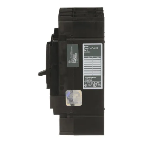 Schneider Electric JLL36225 Circuit breaker, PowerPacT J, 225A, 3 pole, 600VAC, 50kA, lugs, thermal magnetic, 80% — Accessori generali