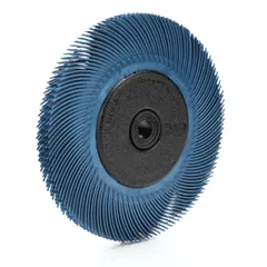 3M 7000021284 Scotch-Brite Radial Bristle Brush, 6 in x 7/16 in x 1 in 400 with Adapter, 5 ea/Case — General Accessories