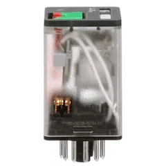 Schneider Electric 750XCXRM4L-24A General purpose relay, SE Relays, 750R, 3PDT, 10A, 24VAC, octal terminal 11 pins, LED clear cover, lock push button — Akcesoria ogólne