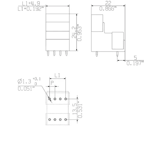 Weidmuller 1641150000 PCB Plug-In Connector SLD 3.50V/20/180G 3.2SN OR BX — Connectors & Plugs