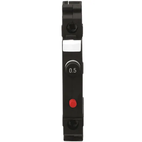 Schneider Electric 9080GCB05 Circuit protector, Linergy, thermal magnetic overcurrent, track mount, 0.5A, 250VAC, 65VDC — General Accessories