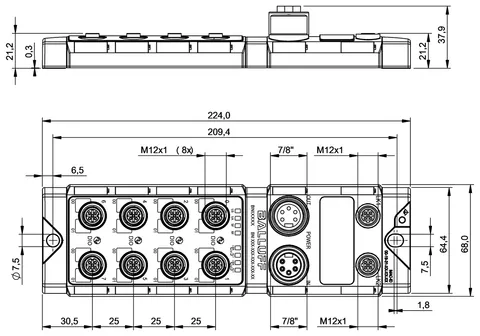 Balluff BNI00HL Silver Line - Network Modules in Metal Housing for Specialized Applica... — Proximity & Inductive Sensors