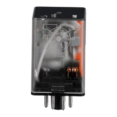 Schneider Electric 750XBXRCL-24A General purpose relay, SE Relays, 750R, DPDT, 10A, 24 VAC, octal terminal 8 pins, clear cover with LED — Akcesoria ogólne