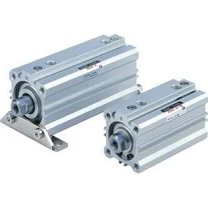SMC RDQB32-20 R(D)Q Compact Cylinder with Air Cushion, Model — Pneumatic & Hydraulic Cylinders