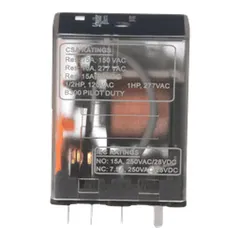 Schneider Electric 782XBXCT-24D Power relay, SE Relays, 15A, DPDT, 24 VDC, clear cover, Faston terminlas — Akcesoria ogólne