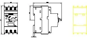 Siemens 3RV2011-0HA10 MSP S00 Circuit Breaker — Circuit Breakers & Fuses
