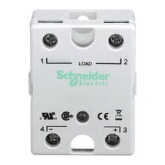 Schneider Electric 6440AXXTZS-DC3 Relay, SE Relays, solid state, SPST NO, 40A, 48…530 VAC, 3...32 VDC Uc, triac AC zero cross, screw terminal — General Accessories