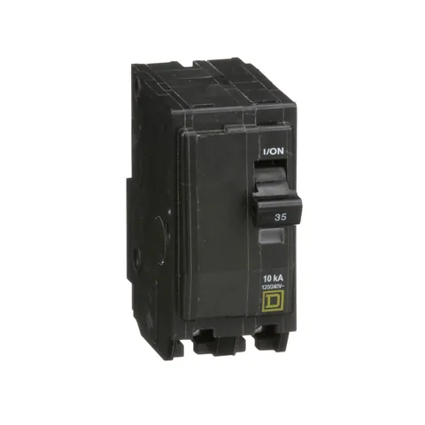 Schneider Electric QO235 Mini circuit breaker, QO, 35A, 2 pole, 120/240VAC, 10kA, plug in mount — Accessori generali