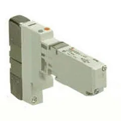 SMC VQ1201N-51-Q VQ1000 Series, VQ1*0*, 5 Port Solenoid Valve, Plug-in Type, Base Mounted, New Style, VQ1201N-51-Q — Solenoid & Servo Valves