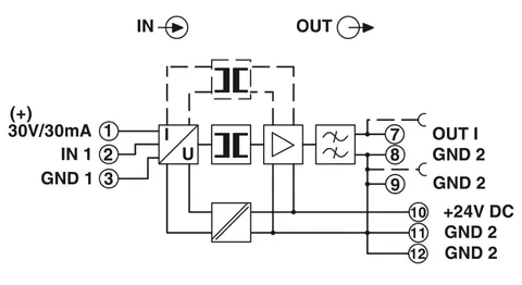 Phoenix Contact 2814553 MCR-CPS-I-I-44-E - Repeater power supply