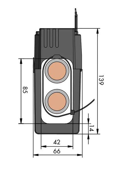 Wago 855-5105/1000-000 Split-core current transformer; 1000 A / 5 A; 3 m long — Allgemeines Zubehör