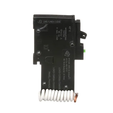 Schneider Electric HOM120AFI Mini circuit breaker, Homeline, 20A, 1 pole, 120VAC, 10kA AIR, ARC fault, pigtail neutral, plug in, UL — Accessori generali