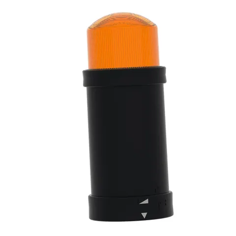 Schneider Electric XVBC6B5 Indicator bank, Harmony XVB, illuminated unit, plastic, orange, 70mm, integral flash discharge tube, 5joule, 24V AC/DC — Schalter & modulare Geräte